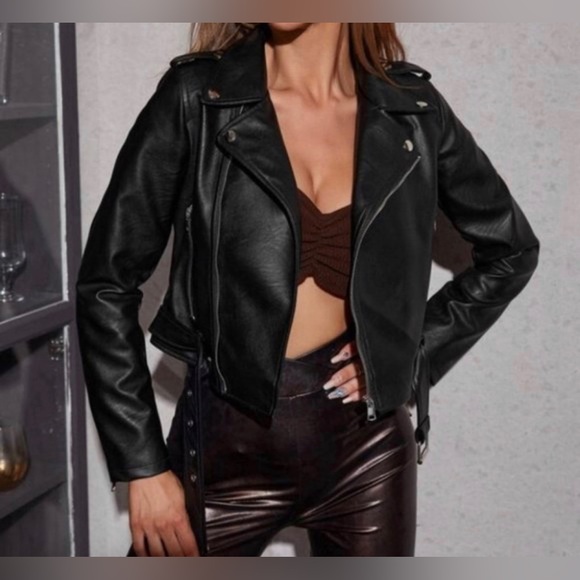 Black Leather Jacket - Picture 7 of 7